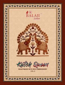 Balaji kutch queen vol-2 bundle of kurtis poshak-1 wholesale kurtis